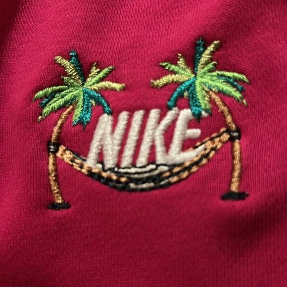 🆕 Nike Mens Nike Club FT Flow Vibes Shorts - Mens Fireberry/Green Size XXL - Picture 5 of 7